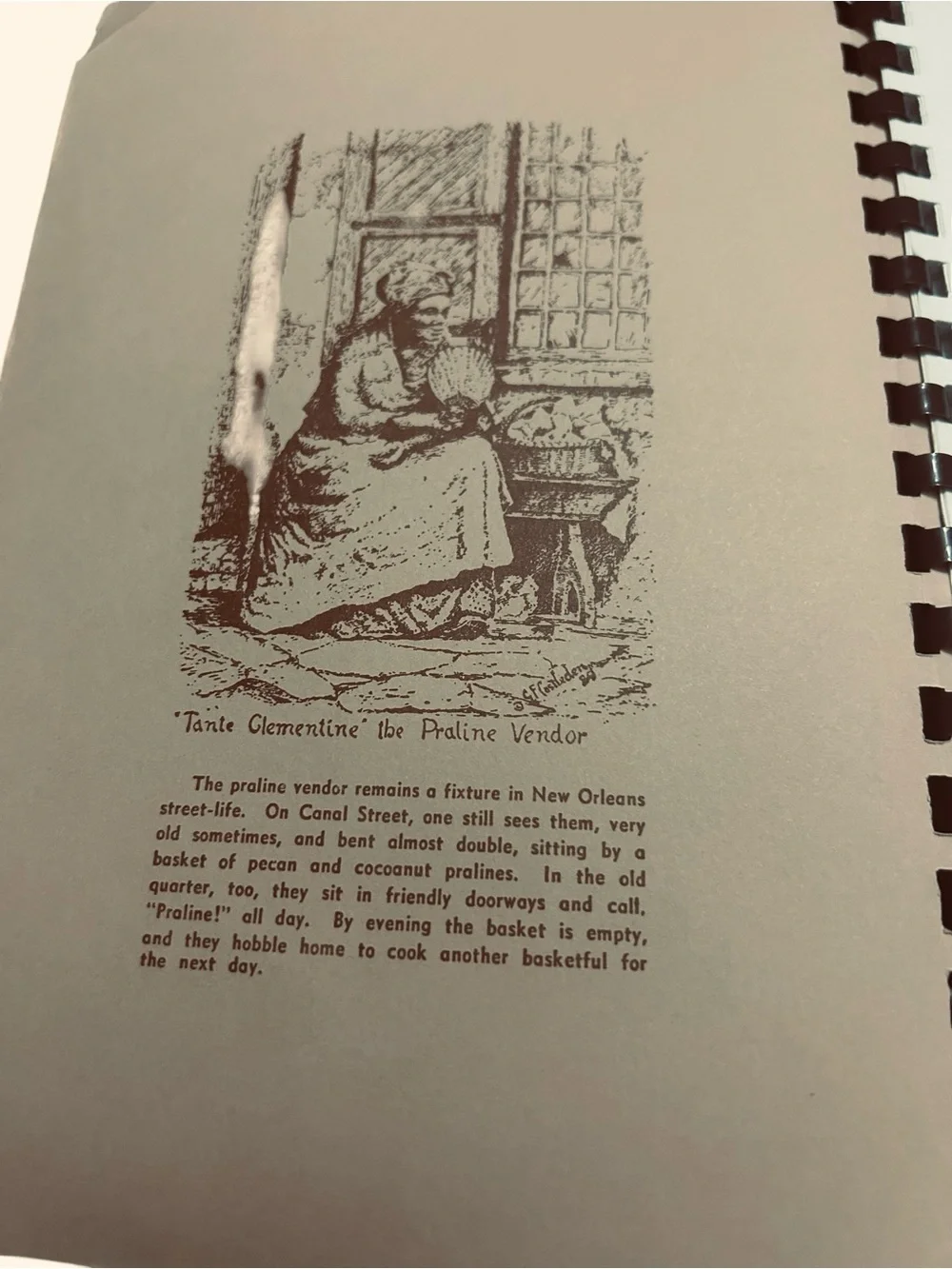 Antique vintage Book of Famous Old New Orleans Recipes